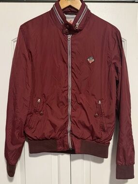 Schott NYC CABL12R Men's Stardust Jacket - Bordeaux - Size M